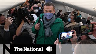 Putin critic Navalny arrested on return to Moscow [upl. by Irotal]