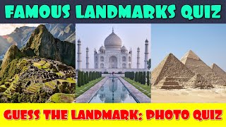 Guess the Famous Landmarks Quiz [upl. by Ogdon]