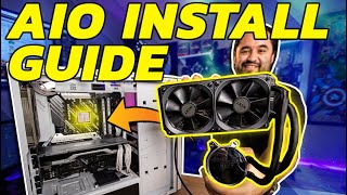 How to install an AIO CPU Cooler [upl. by Sinnaoi]