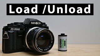 How to Load and Unload the Minolta X700 [upl. by Naeroled]