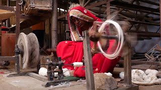 How was it made Traditional Indian Weaving [upl. by Ahseela651]