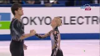 Swan Lake ballet on ice by Volosozhar amp Trankov at 2012 World Championship [upl. by Isador]