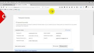 How to Pay Vodafone Post Paid Bill online Using Billdesk [upl. by Madox]