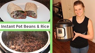 Instant Pot Beans amp Rice in 30 Minutes [upl. by Leber533]