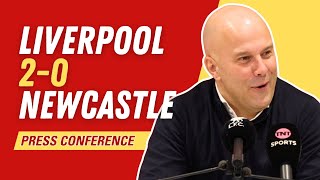 LIVERPOOL 20 NEWCASTLE  Arne Slot Press Conference [upl. by Dorfman]