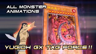 Yugioh GX Tag Force Series  All Animations 4K with Voices [upl. by Hassett]