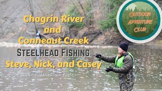 Chagrin River and Conneaut Creek Steelhead Fishing [upl. by Ahsyt]