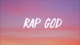 Eminem  Rap God Lyrics [upl. by Tabbie]