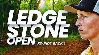 2022 Discraft Ledgestone Open  RD1 B9  Pierce Hokom Mandujano Tattar [upl. by Eshelman]