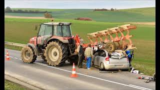 accident de tracteur [upl. by Ttik]