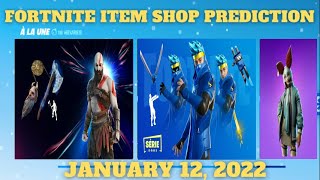 January 12 2022 Fortnite Item Shop Prediction [upl. by Anaidni321]