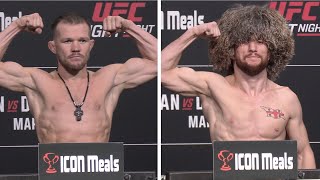 UFC FIGHT NIGHT WEIGHINS Petr Yan vs Merab Dvalishvili [upl. by Aarika]