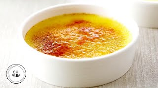 Professional Baker Teaches You How To Make CRÈME BRULEE [upl. by Josi203]