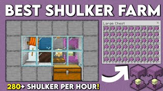 THE BEST SHULKER FARM TUTORIAL In Minecraft Bedrock 121 [upl. by Lexine]