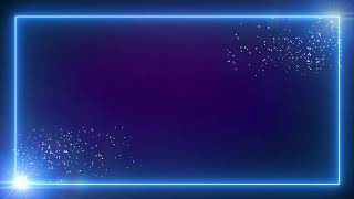 Neon lights and lens flares Animated framed Abstract Background  Free footage [upl. by Gardia]