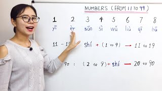 Counting from 11 to 99 in Mandarin Chinese  Beginner Lesson 8  HSK 1 [upl. by Ybrek]