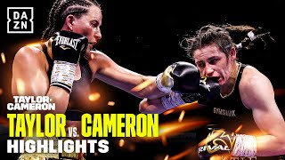 HUGE FIGHT  Katie Taylor vs Chantelle Cameron Highlights [upl. by Desta923]