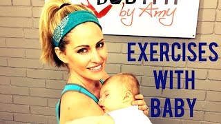 Mommy and Me Exercises to do with Baby [upl. by Nivloc]