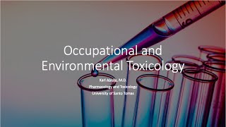 Introduction to Toxicology Occupational and Environmental [upl. by Joelle]