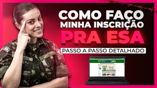 COMO SE INSCREVER NA PROVA DA ESA ⚠️ Guia Oficial de Inscrição ESA [upl. by Johppah377]