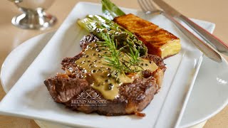 Steak Au Poivre Gratin – Bruno Albouze [upl. by Dania426]