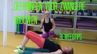 Oefeningen voor Zwangere Vrouwen  Beweegtips [upl. by Isabelita]