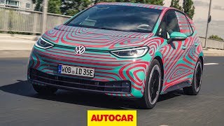 2020 Volkswagen ID 3 driven  Will VWs EV change the world  Autocar [upl. by Amihsat]