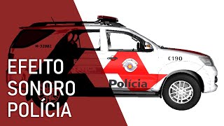 🔴 Efeito Sonoro Sirenes de Polícia HQ [upl. by Victory]