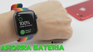 Apple Watch  Los Mejores Trucos Para Ahorrar Batería [upl. by Mairem989]