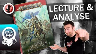 Warhammer AOS  Battletome review Lumineth [upl. by Petronella]