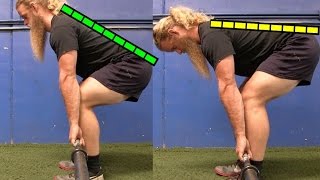 Lift With Your BACK  How To Stiff Leg Deadlift [upl. by Klemm]