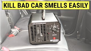 How To Permanently Eliminate Car Odors  Ozone Generator DIY Review [upl. by Ronoel738]