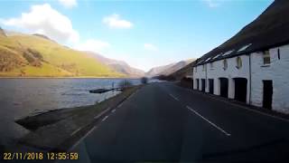 TalyLlyn or Talyllyn Lake near Tywyn HD Dash cam videos from around Mid Wales UK [upl. by Nerta413]