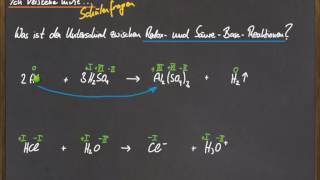 Vergleich SB und RedoxReaktionen [upl. by Nannerb]