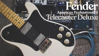 Fender American Professional II Telecaster Deluxe  ReviewDemo [upl. by Ocihc]