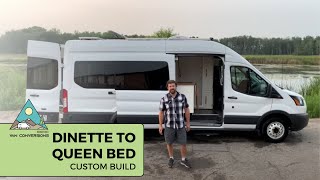 Ultimate Vanlife Comfort Ford Transit 350 High Top Extended Custom Conversion Tour [upl. by Ailuy]