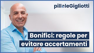 Bonifici regole per evitare accertamenti [upl. by Boylston]