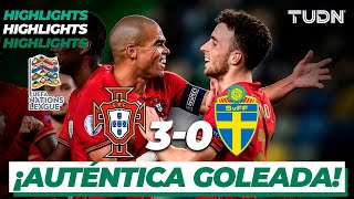 Highlights  Portugal 30 Suecia  UEFA Nations League 2020  TUDN [upl. by Johnny]