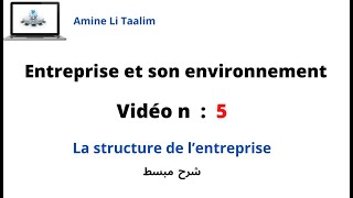 La structure de lentreprise Draija [upl. by Nojed]