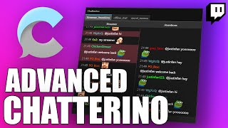 ADVANCED CHATTERINO MODERATION TUTORIAL GER [upl. by Arrol742]