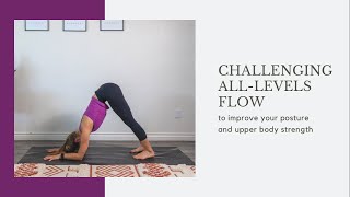 Yoga for Better Posture  50 Minute Yoga Class  Challenging Vinyasa Flow [upl. by Assehc]