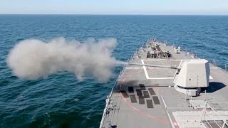 A Day In The Life Of A US Navy Destroyer Arleigh BurkeClass USS Carney [upl. by Tattan]