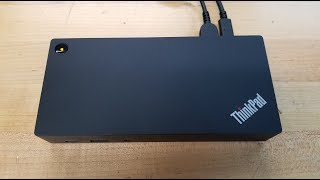 Lenovo USB TypeC Gen2 Docking Station Review [upl. by Nnylatsyrc]