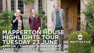 Mapperton House highlights and reflections tour with the Earl and Countess of Sandwich [upl. by Sabino]