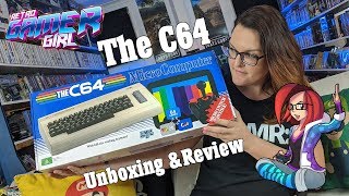 The C64 Full Sized 2019 Commodore 64 Unboxing amp Impressions Review  Retro Gamer Girl [upl. by Aliet]