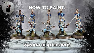 Contrast How to Paint Lumineth Vanari Bladelords [upl. by Marrin]