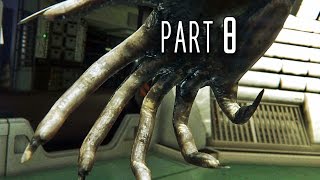 Alien Isolation Walkthrough Gameplay Part 8  The Outbreak PS4 [upl. by Reuven975]