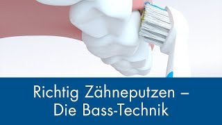 Richtig Zähneputzen  Die BassTechnik [upl. by Selene46]