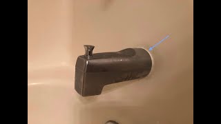 How to Fix a Failed Tub Spout Seal DIY Friendly Task [upl. by Ajidahk501]