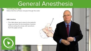 General Anesthesia – Anesthesiology  Lecturio [upl. by Anderegg513]